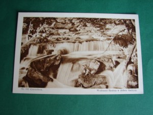 CZARNOHORA. Wodospad Bystrca w dolinie Gadżyny. 1928.