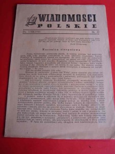 WIADOMOŚCI POLSKIE. 1941,nr 47