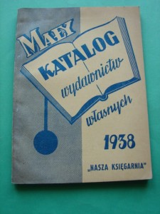 NASZA KSIĘGARNIA - katalog wydawnictw 1938.