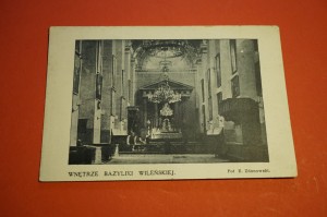 WNĘTRZE BAZYLIKI WILEŃSKIEJ.