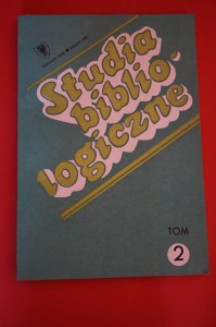 STUDIA BIBLIOLOGICZNE. T.  2. 1988.