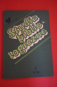 STUDIA BIBLIOLOGICZNE. T. 1. 1983.