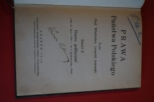 PRAWA PAŃSTWA POLSKIEGO. Prawo polityczne (Od 18 lipca 1918 do 2 października 1919). 1919.