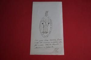 SZKIC PIECZĘCI BISKUPA KUJAWSKIEGO Z r. 1301. 