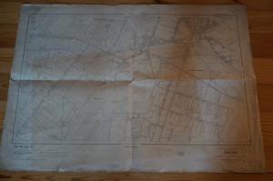 ŻAKOWICE. k/ Łodzi. Mapa 1:10000. 1952.