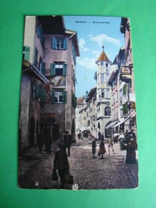 WŁOCHY. Bozen [BOLZANO] Museumstrase.ok. 1900.