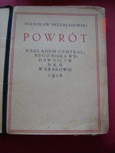 PRZYBYSZEWSKI S.: Powrót. 1916.