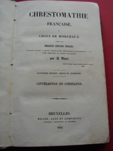 VINET A.: Chrestomathie francaise. 1844.