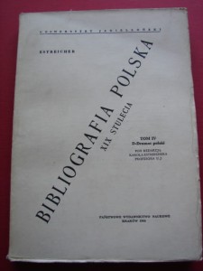 BIBLIOGRAFIA POLSKA XIX WIEKU. T.4. 1966.