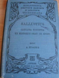 SALUSTIUSZ: Catilina, Iugurtha ex orationes et epistulae. 1908.