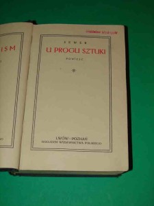 MACIEJOWSKI I. SEWER: U progu sztuki. ok. 1930 ?