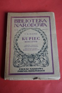 PLAUTUS T.M.: Kupiec. 1951. BN Seria II, nr 46.