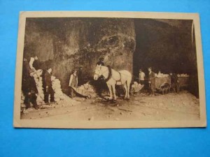 WIELICZKA. Górnicy przy pracy.[przed 1945]