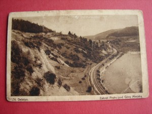 DELATYN. Zakręt Prutu pod Górą Miejską. 1932.
