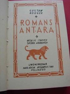 ROUGER G.: Romans Antara. ok. 1926.