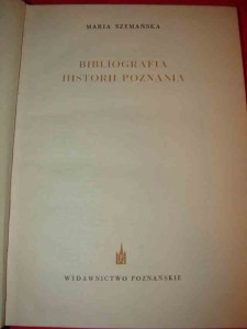 BIBLIOGRAFIA POZNANIA 1960