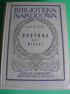 STAEL A. de: Korynna czyli Włochy. 1962. BN
