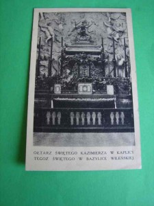 WILNO. Ołtarz św. Kazimierza
