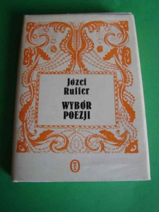 RUFFER J.: Wybór poezji. 1985.