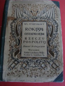 REYMONT W.S.: Ostani sejm Rzeczypospolitej. 1913. Wyd. 1.