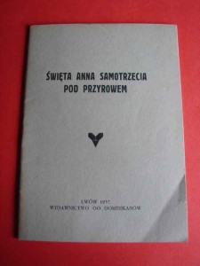 ŚWIĘTA ANNA SAMOTRZECIA POD PRZYROWEM. 1937.