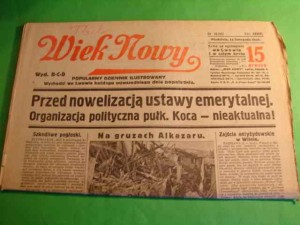 WIEK NOWY. 15.XI.1936.