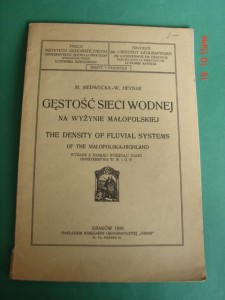 SIEĆ WODNA WYŻYNY MAŁOPOLSKIEJ. 1926.