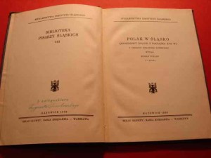 POLAK W ŚLĄSKO. Dialog z pocz. XVII w. 1939.Śląsk.