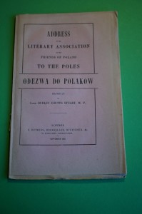 STUART D.C.: Odezwa do Polaków. Londyn, 1850.