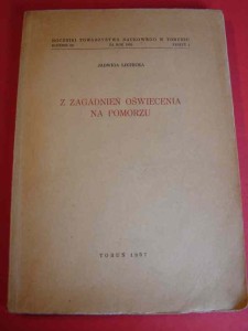 LECHICKA J.: Z zagadnień oswiecenia na Pomorzu. 1957.