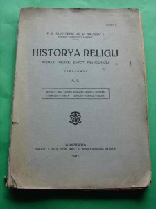 SAUSSAYE : Historia religii. Z. 1. 1917. 
