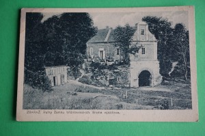 ZBARAŻ. Ruiny zamku Wiśniowieckich. 1927. 
