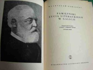 ZAWADZKI W.: Pamiętniki życia literackiego... 1961