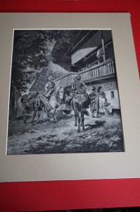 SZERNER W.: Lisowczycy w Niemczech. Drzeworyt, 1882.