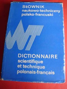 SŁOWNIK NAUKOWO-TECHNICZNY POLSKO-FRANCUSKI. 1983.