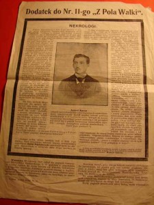 Z POLA WALKI. Dodatek do nr 11. 1905.