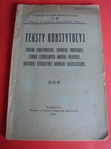 TEKSTY KONSTYTUCJI. 1919.