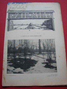 ZIEMIA. Tygodnik krajoznawczy. 1911 nr 4.