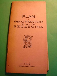 PLAN I INFORMATOR M. SZCZECINA. 1949.
