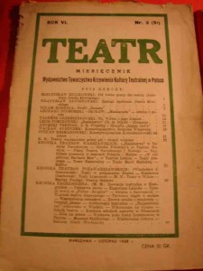 TEATR. Nr 3, 1938.