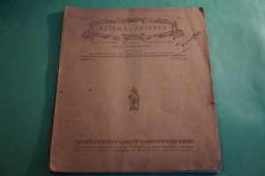 SZTUKA I ARTYSTA. Miesięcznik.  R. I. Nr 1. 1924.
