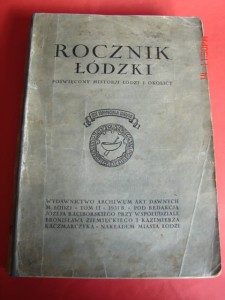 ROCZNIK ŁÓDZKI. Tom II. 1931.