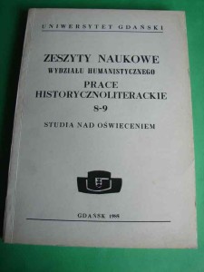 STUDIA NAD OŚWIECENIEM. 1985.