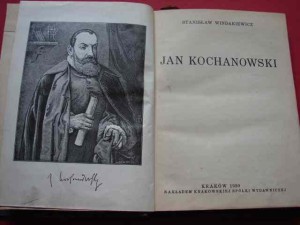 WINDAKIEWICZ S.: Jan Kochanowski. 1930.