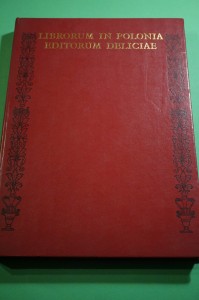 LIBRORUM IN POLONIA EDITORUM DELICIAE czyli wdzięk i urok polskiej książki. 1974.