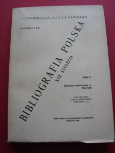 BIBLIOGRAFIA POLSKA XIX WIEKU. T.5. 1967.