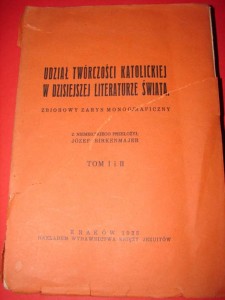 TWÓRCZOŚĆ KATOLICKA W LITERATURZE ŚWIATA. 1935.
